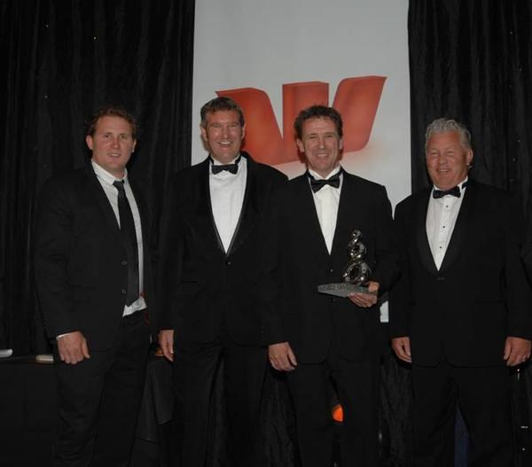 The winning Rilean Construction team (L to R) Steven Dent, Steve McLean, Trevor Meikle and Gary Dent  